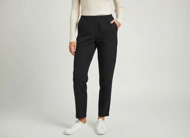 Material trousers for women, size S