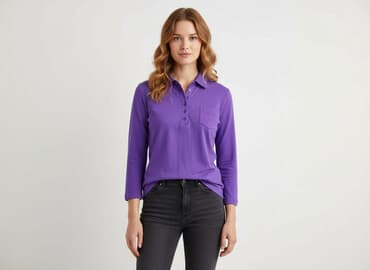 roberto cavalli t shirt: Women`s polo shirt, size L — 8