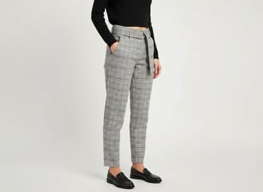 ocieplane legginsy primark: River Island Petite, Spodnie materiałowe damskie, rozmiar M — 7