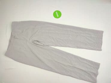jeansy damskie podarte: Material trousers for women, size 2XL (EU 44) — 2