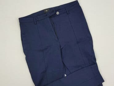woskowane legginsy z wysokim stanem zara: River Island, Spodnie materiałowe damskie, rozmiar XL — 1