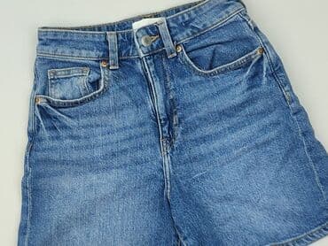 krótkie jeansowe spodenki: H&M, Szorty damskie, rozmiar XS — 1