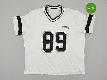 kremowe dresy: T-shirt damski, rozmiar XL — 2