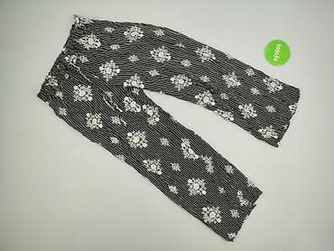 czarne cargo pull and bear: Spodnie materiałowe damskie, rozmiar M — 2