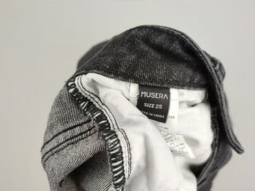 szare szerokie jeansy: Jeansy damskie, rozmiar 2XS — 4