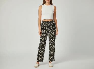 spodnie pizamowe hello kity: Spodnie materiałowe damskie, rozmiar S — 6