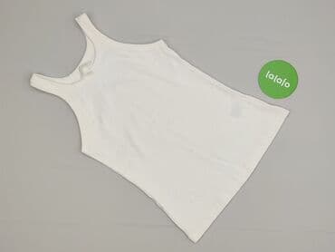 bluzki prążkowane białe: H&M, Top damski, rozmiar M — 2