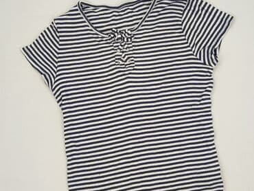 bluzki w prążki: T-shirt damski, rozmiar S — 1