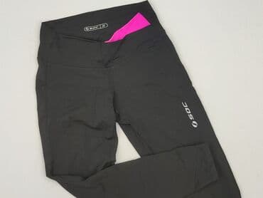 legginsy z wysokim stanem czarne: Legginsy Sportowe damskie, M — 1