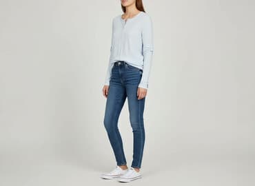 hm bluzki z krótkim rękawem: H&M, Bluzka damska, rozmiar S — 7