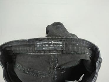 spodnie z dziurami wysoki stan: Stradivarius, Jeansy damskie, S — 4