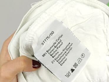 biale szerokie jeansy: X-MAIL, Szorty damskie, rozmiar M — 5