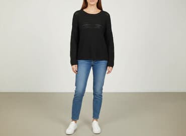 sweter w paski: Sweter damski, rozmiar S — 6