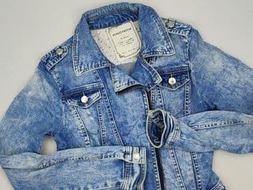 jeans mom slim fit stradivarius: Stradivarius, Джинсова куртка жіноча, розмір M — 1