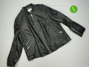 marynarka z c a: Violeta By Mango, Kurtka skórzana damska, 2XL — 2