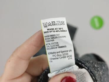 Ubrania damskie: Marks & Spencer, Spodnie materiałowe damskie, XL — 5