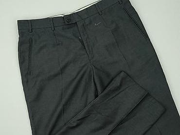 Men: Męskie spodnie garniturowe TONI 2 - Kolor: ciemnoszary/antracyt - — 1