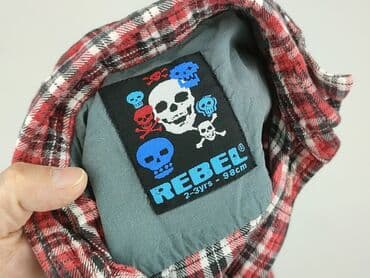 kurtki roxy: Shirt 2-3 years, condition - Very good, pattern - Cell, color - Red — 4