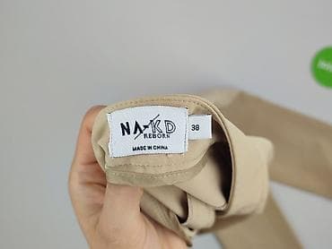 ideal top: NA-KD, Spodnie materiałowe damskie, rozmiar M — 4