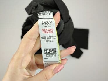kurtki z puchu gęsiego: Material trousers, Marks & Spencer, 16 years, 176, condition - Very good — 4