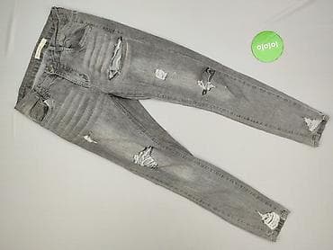 grey denim jeans: Hello Miss, Jeansy damskie, rozmiar S — 2