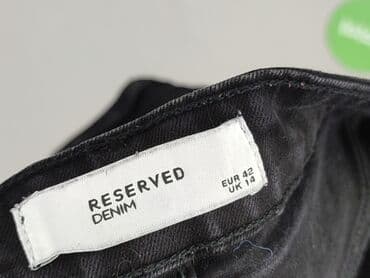 krótkie spodenki damskie jeansowe czarne: Denim, Szorty damskie, rozmiar XL — 4