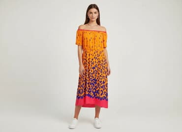 sukienka w kształcie trapezu: Sukienka damska, rozmiar S — 5