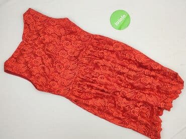 czerwona sukienki midi: Sukienka damska, rozmiar S — 4