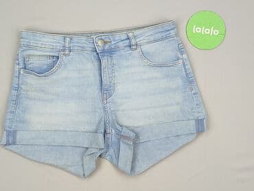 hm krótkie spodenki dzins low waist: H&M, Szorty damskie, rozmiar M — 2