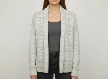 biale buty skarpetkowe: Kardigan damski, rozmiar S — 6