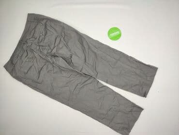 szare szerokie jeansy: AVENUE, Spodnie materiałowe damskie, rozmiar 2XL — 3