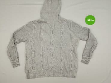 sweter w warkoczowy splot h m: Golf damski, rozmiar M — 2