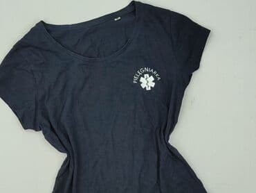 granatowy t shirty: T-shirt damski, rozmiar M — 2