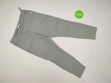sukienka w geometryczne wzory h: Material trousers for women, size L (EU 40) — 2