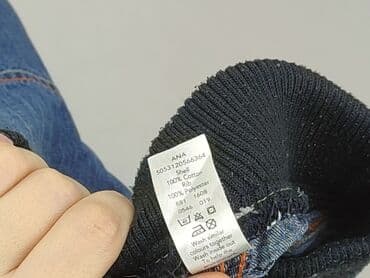 sukienka o kroju marynarki h: Denim pants, George, 9-12 months, condition - Very good — 5
