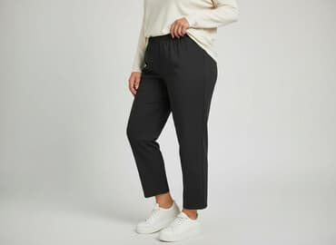 house majtki damskie: Spodnie materiałowe damskie, rozmiar 4XL — 5