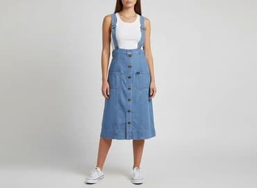 lidl kurtka jeansowa: Lee, Sukienka damska, rozmiar S — 6