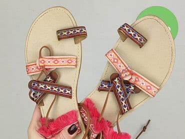 sandały wiązane płaskie ccc: Pepco, Sandały damskie, rozmiar 38 — 5