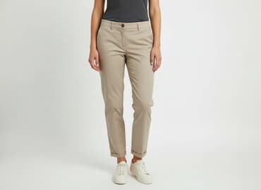 buty stephan: Material trousers for women, size L — 7