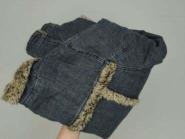 marynarka z futerkiem: Kurtka jeansowa damska, L — 8