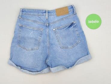 krótkie spodenki mom jeans: H&M, Szorty damskie, rozmiar M — 3