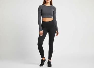 legginsy ocieplane oysho: Oysho, Legginsy Sportowe damskie, rozmiar M — 6