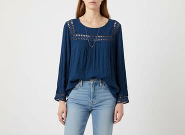 granatowe bluzki: Ba&sh, Bluzka damska, rozmiar L — 6