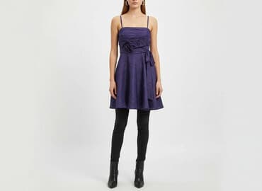 sukienki na wesele z plisowanym dołem: Sukienka damska, rozmiar S — 1