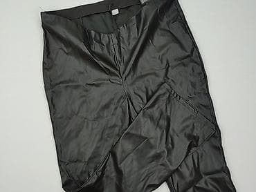H&M Divided, Legginsy Ze skóry ekologicznej damskie, rozmiar XL