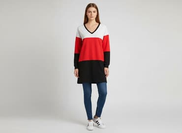 zara sukienki sweterkowe: Sukienka damska, rozmiar M — 5