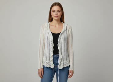 sweter z angory h m: H&M, Kardigan damski, rozmiar M — 7