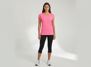 koszulki damskie na siłownię: Domyos, T-shirt damski, rozmiar M — 1