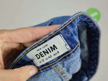 jeansowe spódniczka z guzikami noisy may: New Look, Spódnica damska, rozmiar L — 4