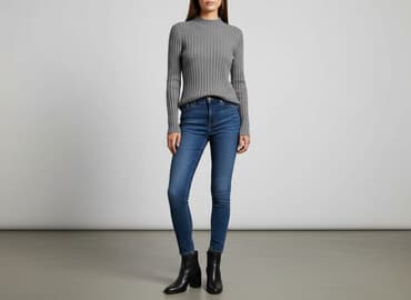 lidl termiczna bielizna: Even&Odd, Sweter damski, rozmiar M — 7